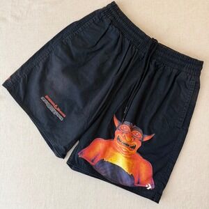 Converse x Dungeons & Dragons Men Black Graphic Shorts Size Medium